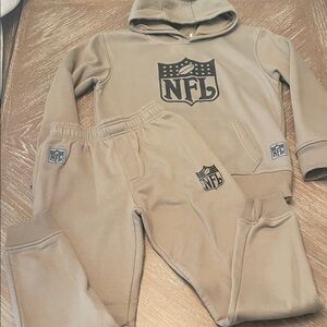 NFL Kids Tan Sweatpants & Hoodie Set